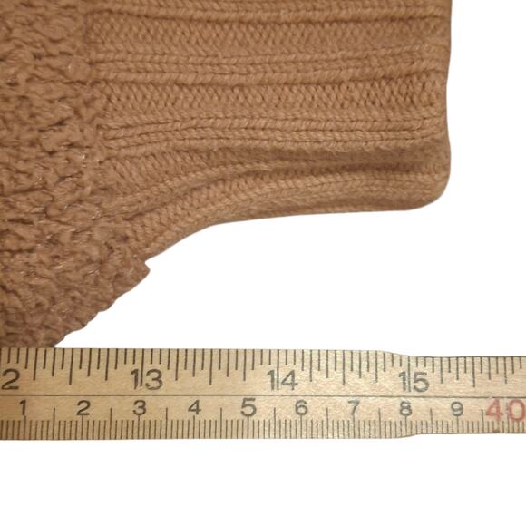 Aerie Teddy Sherpa Jacket Warm Brown Size Large - NWOT - Picture 6 of 6